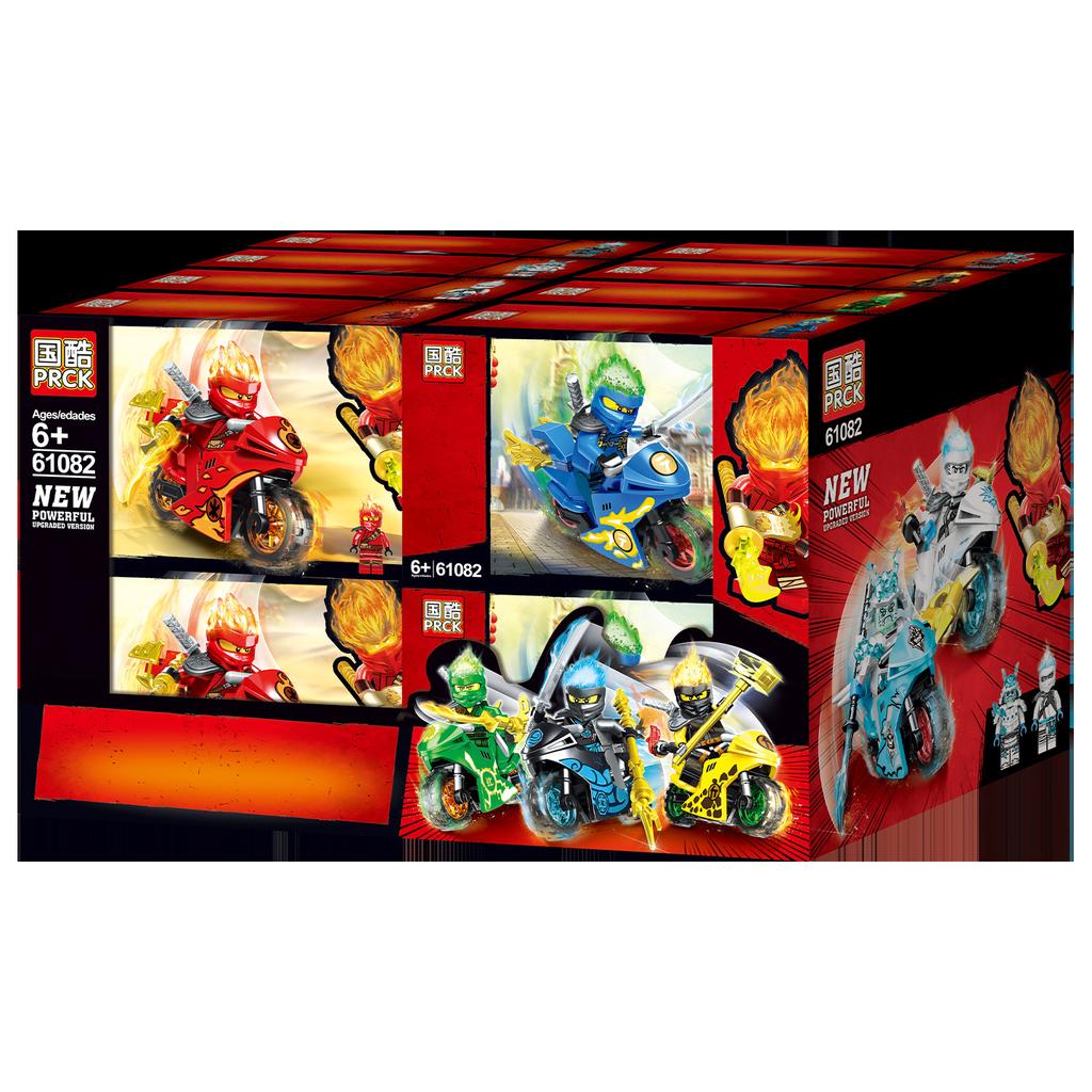 61015 Phantom Motorcycle Series 8 Minifigures With Weapons Building Block Toys 61082