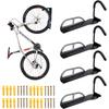 1Pcs Bike Stand Wall Mount Bicycle Holder Mountain Bike Rack Stands Storage Hanger Hook Mounted Rack Stand Steel Black