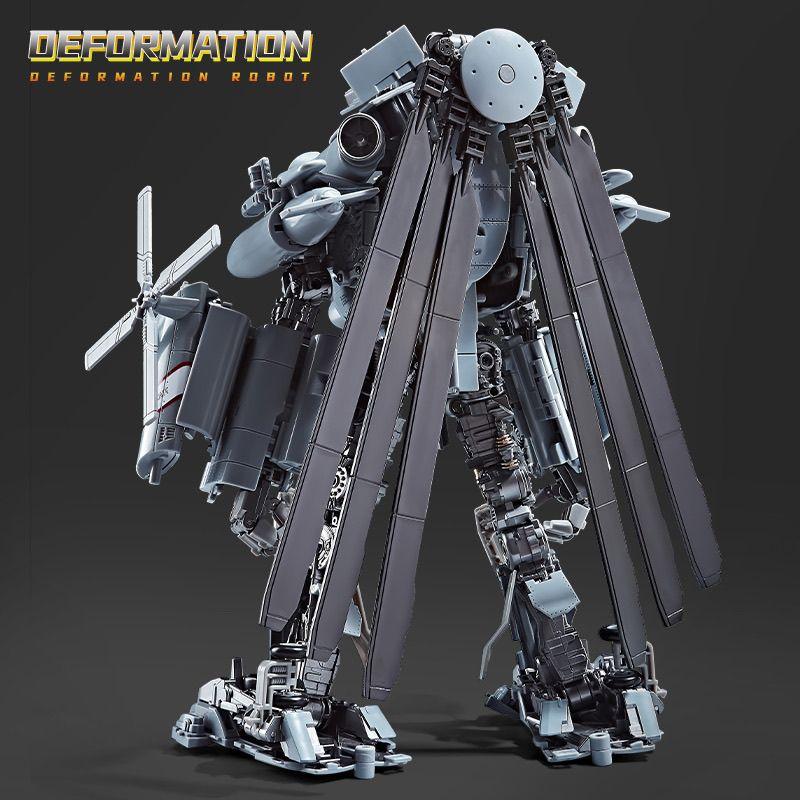 WJ Transformation Vertigo Helicopter Blackout M05 Oversized KO SS08 Hide Shadow Action Figure Robot