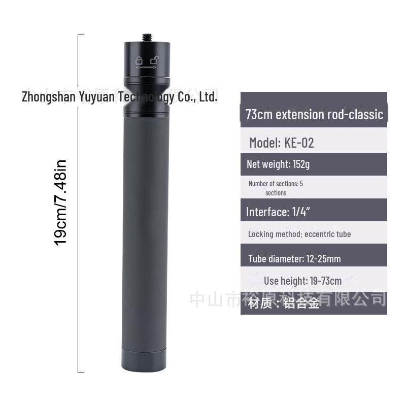 

Универсальный телескопический стабилизатор для селфи из алюминиевого сплава для спортивных камер DJI и Feiyu Classic