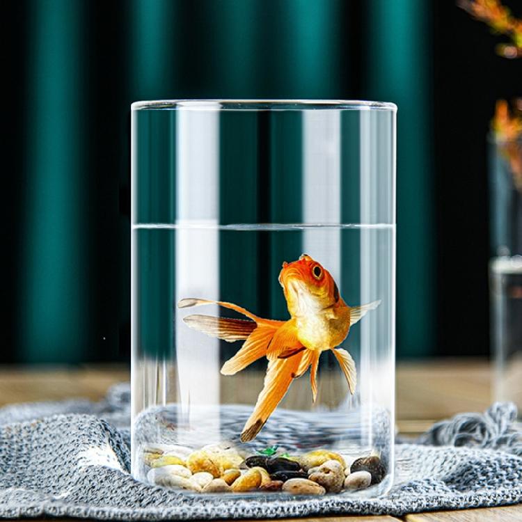Support de bougie en verre transparent Vase cylindrique en verre Porte-bougie Créez un décor unique pour la décoration de la chambre à coucher, du bureau