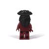 Small Particles Assembled Building Block Toy Miniature Hat Hair Pirate Decorative Accessories Captain 15413