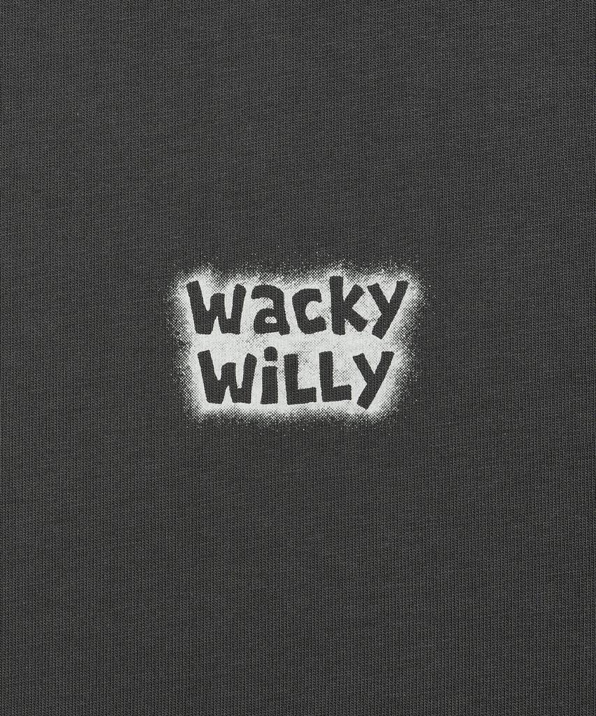 WACKY WILLY Raglan Long Sleeve Grey