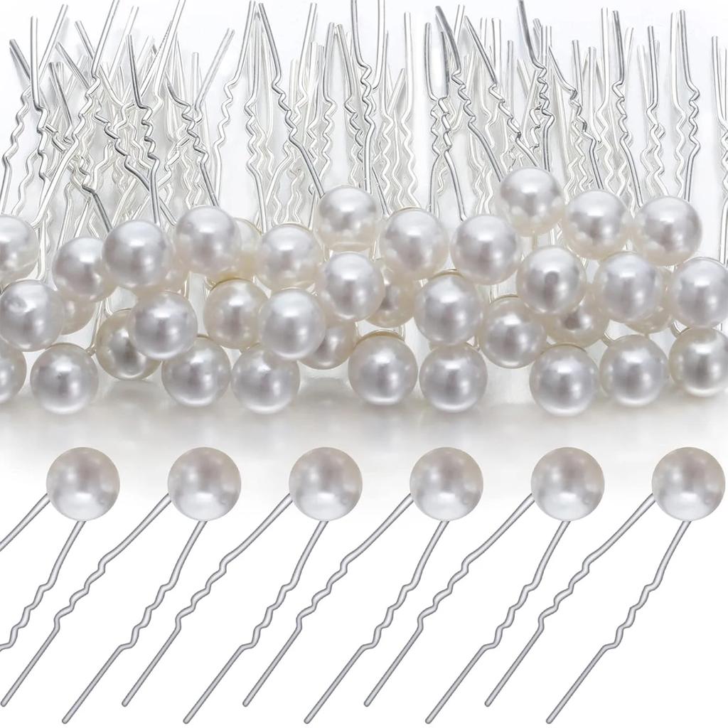 Wedding Pearl Hairpins For Women Bride Bridal Hair Accessories Fashion Women Hair Clips Many Wedding Hair Jewelry Hairpin