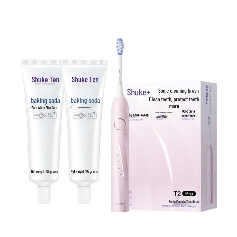 Saky T2Pro Sonic Electric Toothbrush Bundle CN Plug (adapter Included)