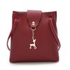 PU Leather Women's Mini Crossbody Bag Deer Pendant Shoulder Bags Purse Female Small Messenger Bag Handbag Wallet Change Pouch