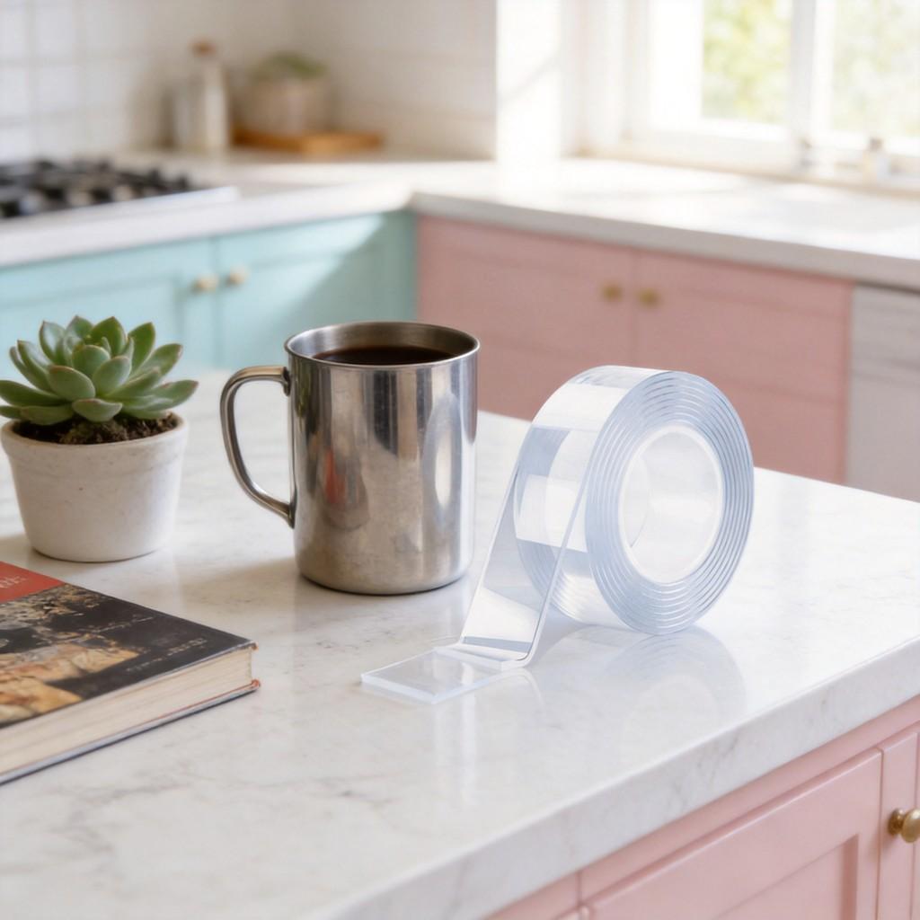 Nano Doublesided Adhesive Tape For Wall Mounting And Home Organization
