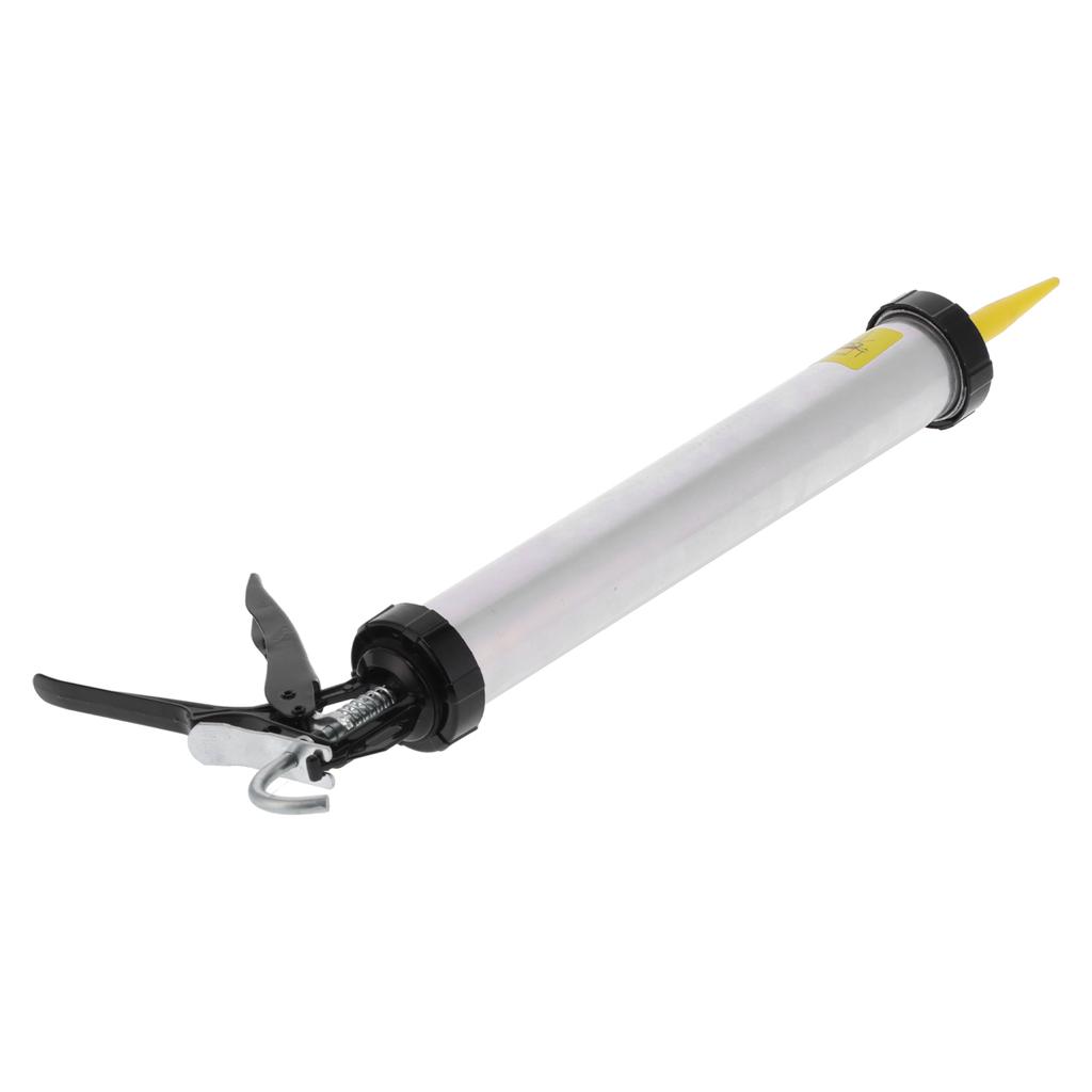 Caulking Gun Aluminum Alloy Cylindrical Lever Type Manual Sealant Glue Filling Tool 15703