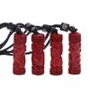Luxuriöser roter Zinnober Anhänger Chinesisches Tierkreiszeichen Herzsutra Halskette Echter Naturschmuck Damen Accessoires Energie Geschenke