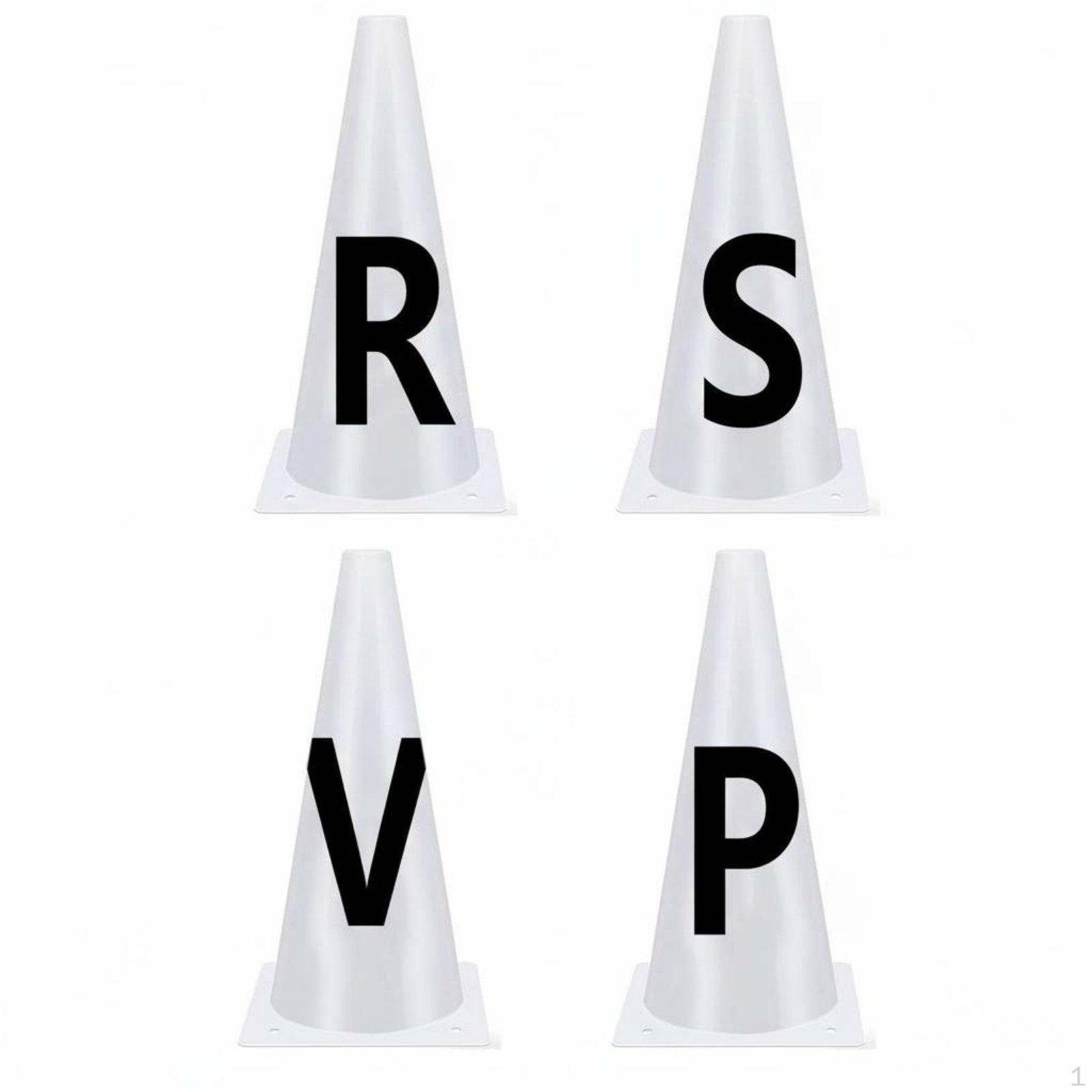 Dressage Letter Cones High Visibility Letters Cone Lightweight