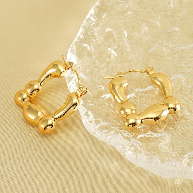 2026 Irregular Earrings Women's Niche Thread Love Retro Temperament Fashion Earrings Ear Buckle