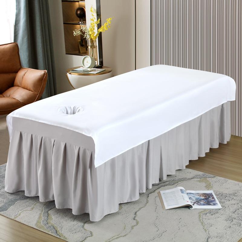 Durable Washable Massage Bed Sheet with Hole, Ideal for Tuina and Beauty Salons