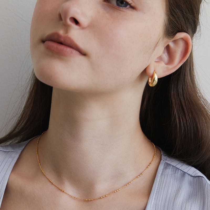 Tatiana (925 Silver) Triple Ball Chain Necklace NZ2406