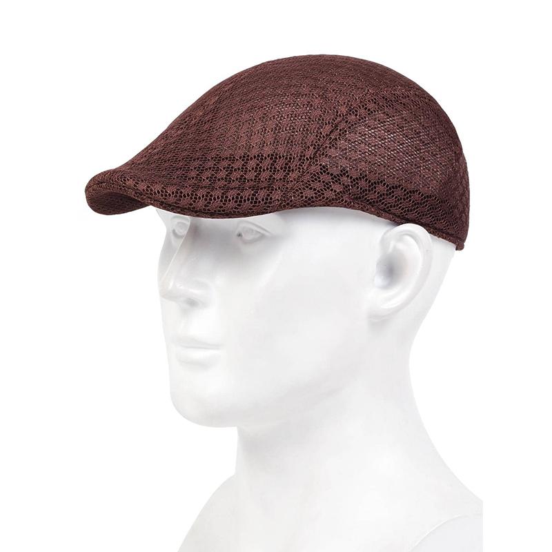 Unisex Mesh Breathable Beret Cap Outdoor Sunscreen Men's Taxi Driver Hats Leisure Sports Golf Caps Newsboy Hat