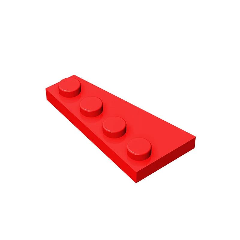 

41769 Wedge Plate 4 x 2 Right Brick Collections Bulk Modular GBC Toys For Technical MOC DIY Buildings Blocks красный