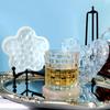 1/6 Stück Diamanten Unterseite Untersetzer Form Blume Herz Runde Form Epoxid Tassenunterlage Formen mit Diamanten Unterseite Harz Tablett Form