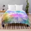 Tie Dye Colourful Flannel Throw Blanket Abstract Art Blanket Lightweight Super Soft for Bed Sofa Couch Decor for Kids Boys Girls