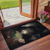 Crystal Velvet Rug Custom Name Text, Soft Non Slip Floor Mat Home DecorFran Bow