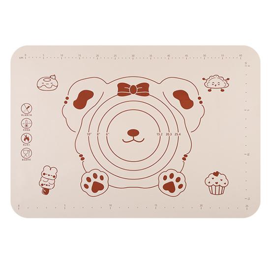 Yousheng Silicone Pad Baking Mat Sheet Kneading Dough Mat with Measurement Kitchen Rolling Mat Cookies Pizza Fondant Making Mat