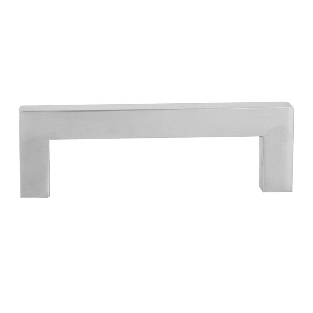 Maniglia Argentata per Armadietto in Acciaio Inossidabile 304 da 12 mm Semplice Accessorio per Ante di Mobili(108mm)