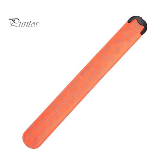 

Перезаряджуваний світлодіодний браслет Running Slap Glow Браслети Світлодіодний браслет для нічних велосипедних прогулянок Бігове спорядження помаранчевий