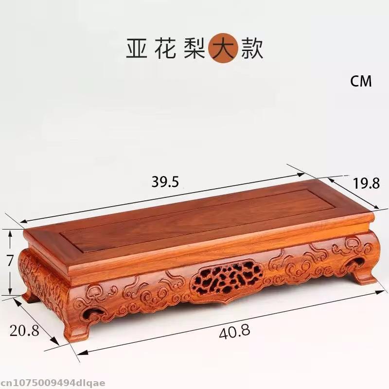 2 Types High Quality Miniature Table Figurines Vase Flower Pot Sorting Table Tea Sets Pedestal Bonsai Shelf Incense Burner Stand