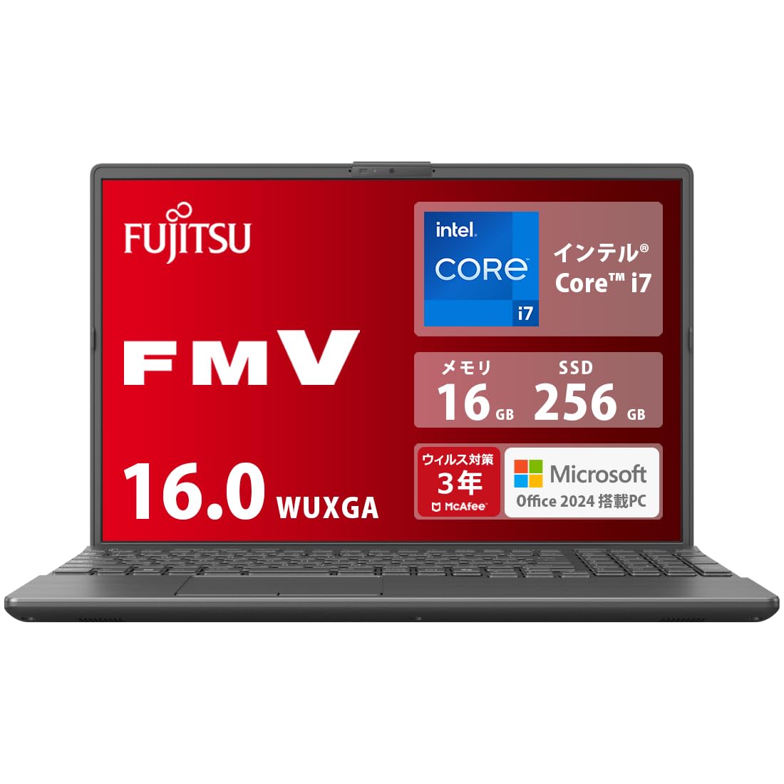 

Fujitsu Laptop FMV LIFEBOOK Office compatible Disc AH series WA3/J3 (MS 2024/Win 11/16.0 type/Core i7/16GB/SSD 256GB/BDXL Blu-ray Drive) AZ_WA3J3_Z661