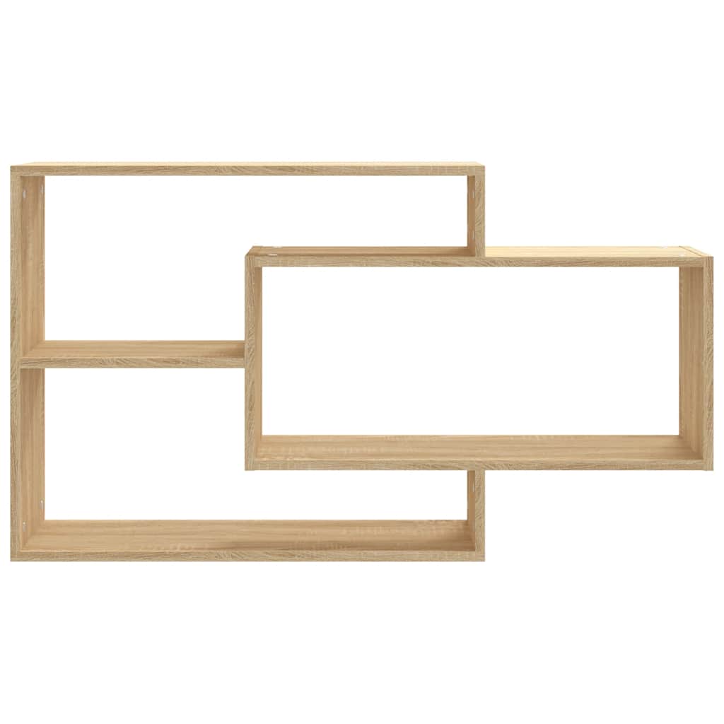 vidaXL Wandregale Sonoma-Eiche 104x20x58,5 cm Holzwerkstoff