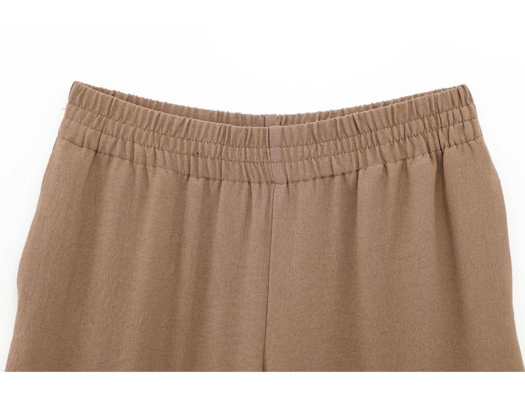 2025 Spring Women's European & American Style Long Sleeve Lapel Shirt with Casual Pants