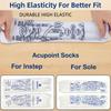 6Pcs Foot Pressure Point Therapy Trigger Point Massager Stick Acupressure Reflexology Sock with Massage Tools Set Foot Care Tool