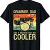 Drummer Design For Men Dad Father Drumline Drumming Drummer T-Shirt