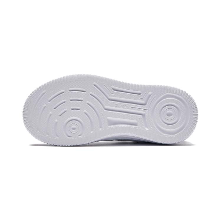 Anta Comfortable Non-Slip Shock Absorbing Wear-Resistant Low-Top Kids Skate Shoes Kids Sneakers White 332429935S-1