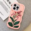 Soft Phone Cover Case for iPhone 16 Pro Max 13 12 XR 11 14 8 15 Plus 17 Air Simple Floral