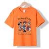 XH54 MINISO 2026 Summer New Printed Cotton Round Neck T-shirt for Children Aged 1-16, Boys and Girls