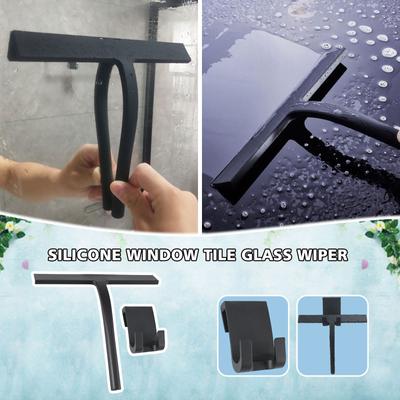 Silikon-Fenster-Fliesen-Glas-Wischer-Reiniger-Rakel-Duschspiegel-Reinigungshalter