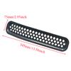 7Pcs Front Grill Mesh Grille erts Cover Trim Kit for Jeep Wrangler TJ 1997 1998 1999 2000 2001 2002 2003 2004 2005 2006