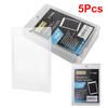 5Pcs Hard Plastic Material Card Holder Case Baseball Sports Card Display Case  Players Collection