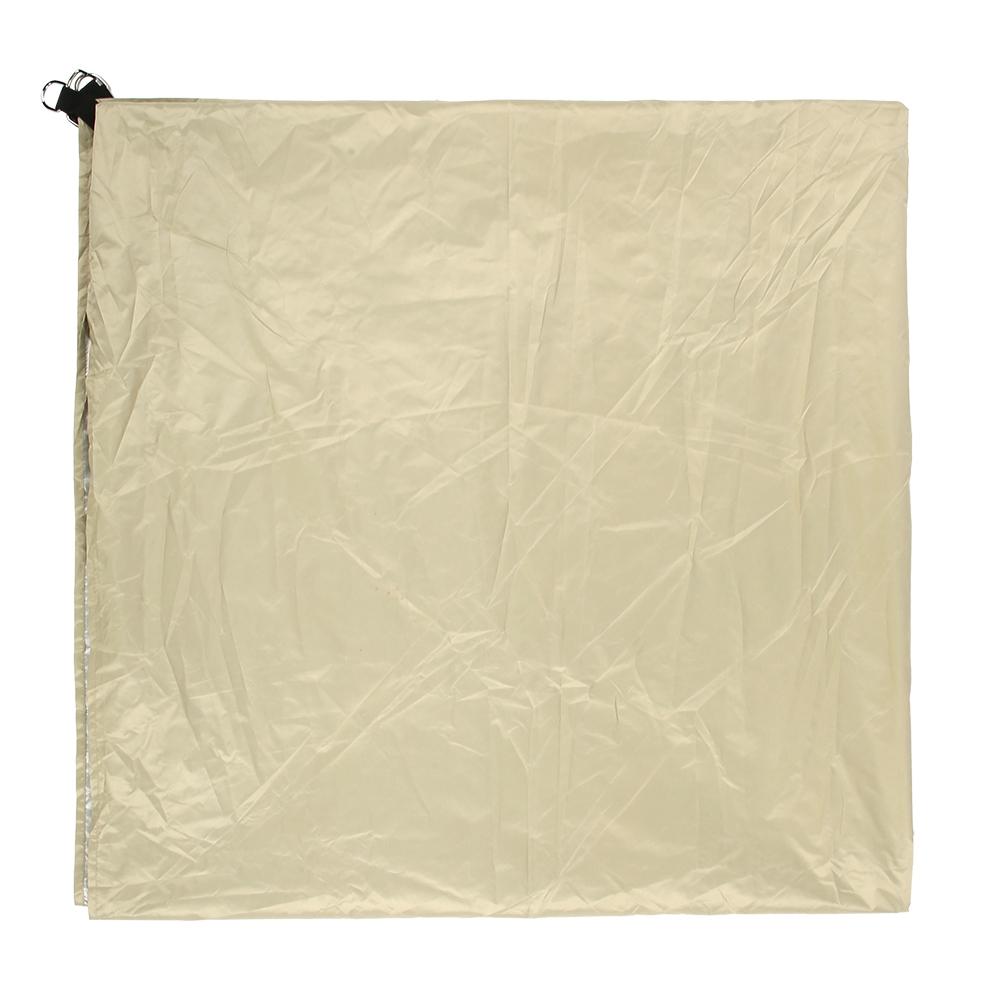 Wasserdichtes Sonnensegel UV-Schutz Sonnenschutz Markise für Terrasse Garten Außenanlage 3,6x3,6m