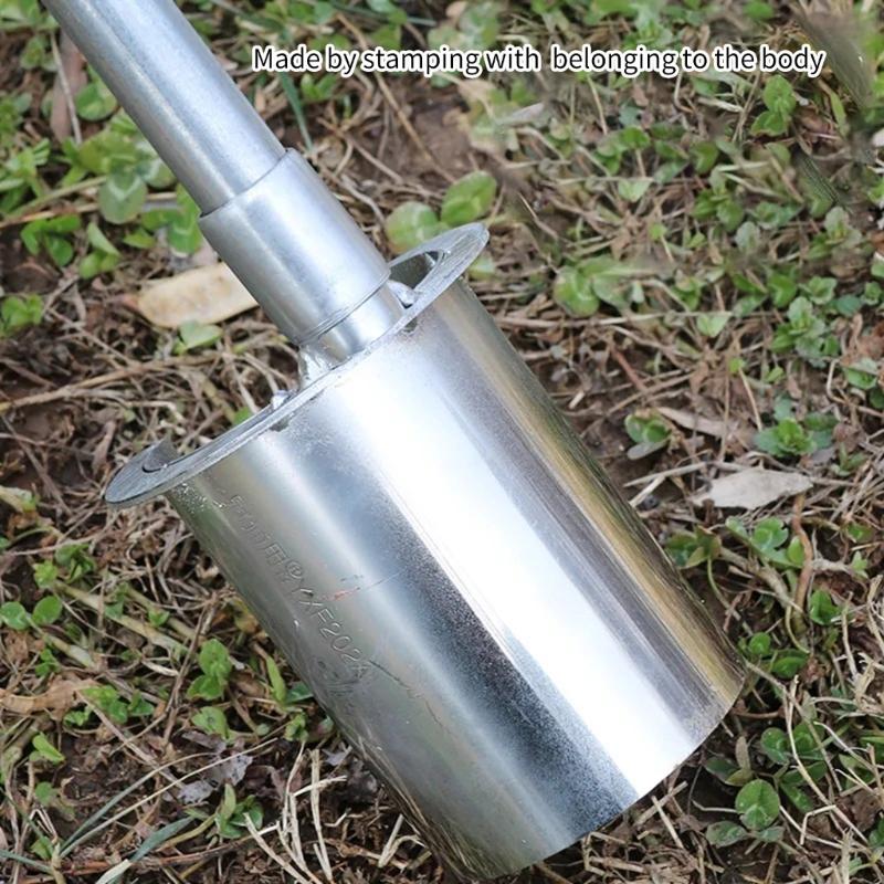 MultiFunctional Gardening Planter Transplanter T Handle Tool for Flower Vegetable and Tree Transplantation