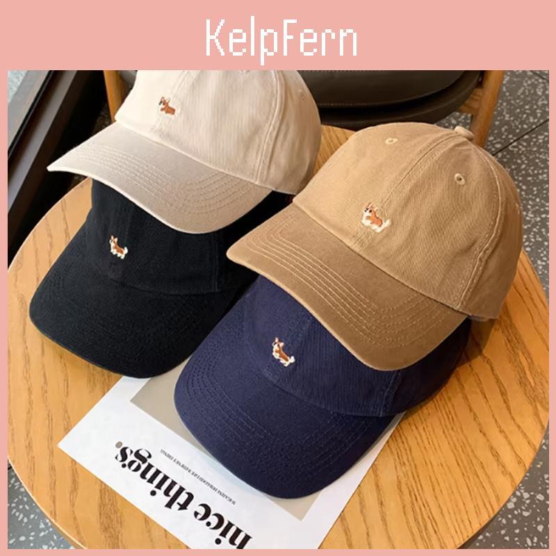 Cartoon Baseball Animals Cute Embroidery Cap For Women Soft Cotton Snabpack Solid Color Visors Hat Lovely Kawaii Sports Caps
