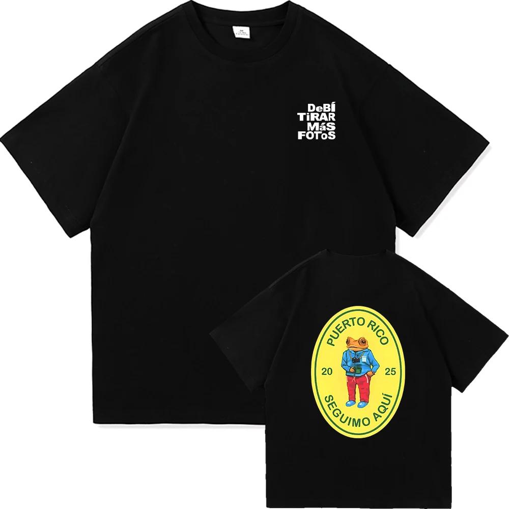 Bad Bunny DTMF World Tour 2025 T-shirt Damkläder Vintage Harajuku Högkvalitativa Kläder T-shirts för Fans Gåva