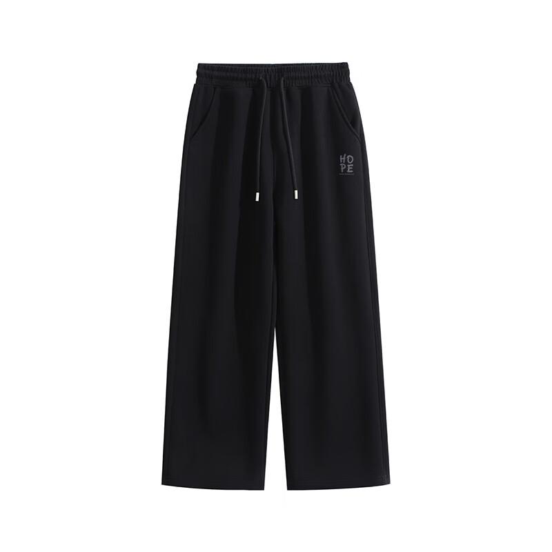 Mark Fairwhale Men's Autumn Letter Print Straight-Leg Casual Pants