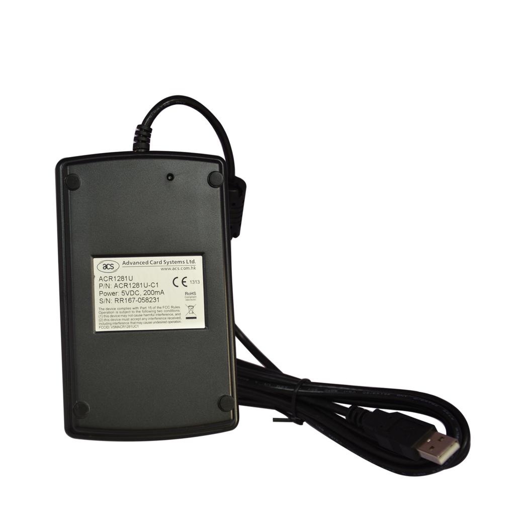 ISO-7816 13.56MHz Contactless Chip Card Reader Writer for Access Control System ACR1281U-C1