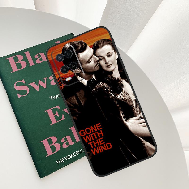 Gone With The Wind Movie Case For Oppo A15 A16 A17 A52 A72 A76 A96 A54 A74 A94 A54S A57S A58 A78 A98 A57 A77 Cover