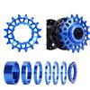Kits de Conversion Pignons Mono-Vitesse 16T 18T pour Vélos Multi-Vitesses, Cassettes Mono-Vitesse avec Entretoises et Bagues de Blocage