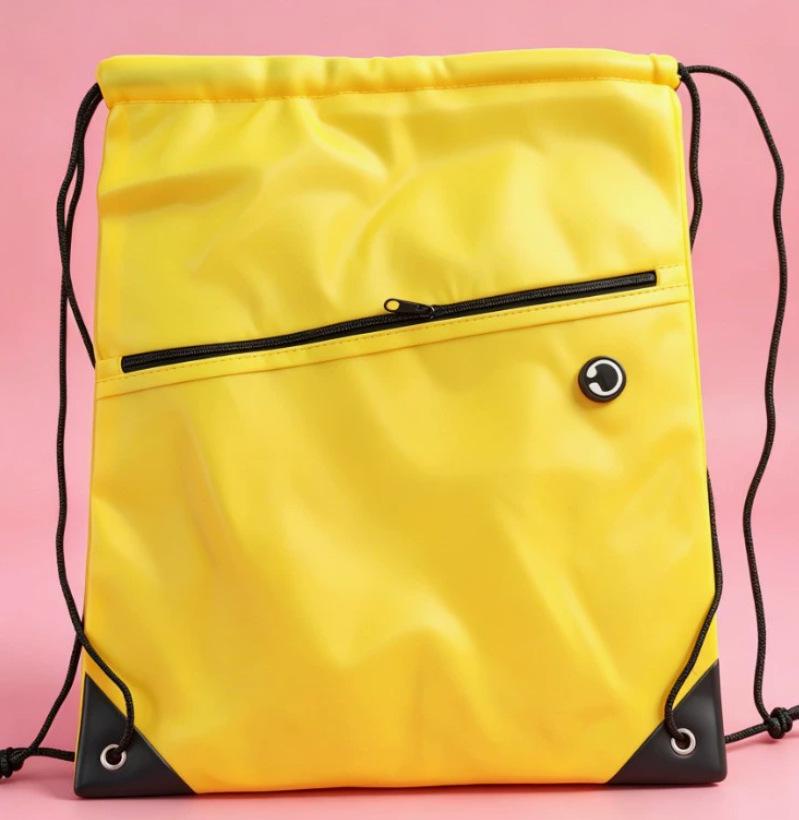 Colorful Polyester Drawstring Sports Backpack with Logo