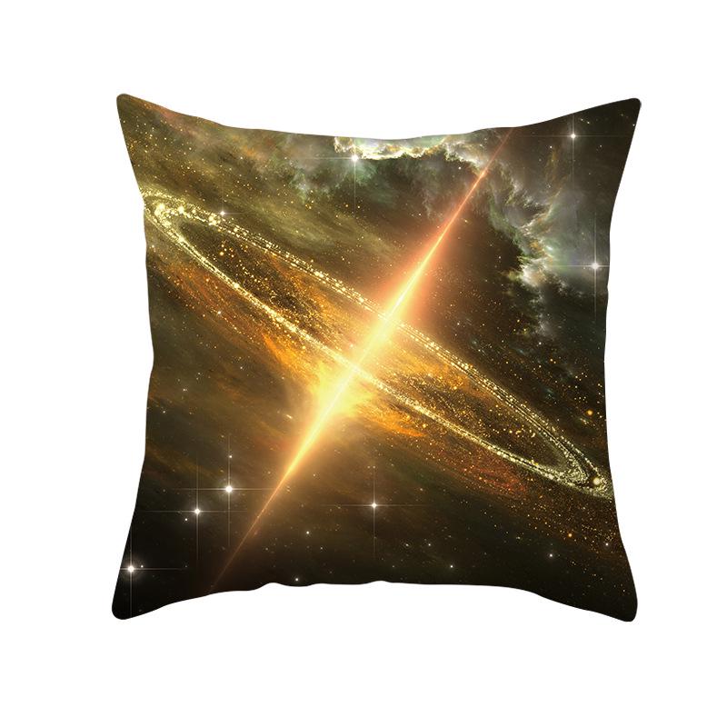 45*45cm Mysterious Cosmic Planet Black Hole Series Pillowcase Sofa Office Seat Cushion Cover Creative Ornament Home Decoration