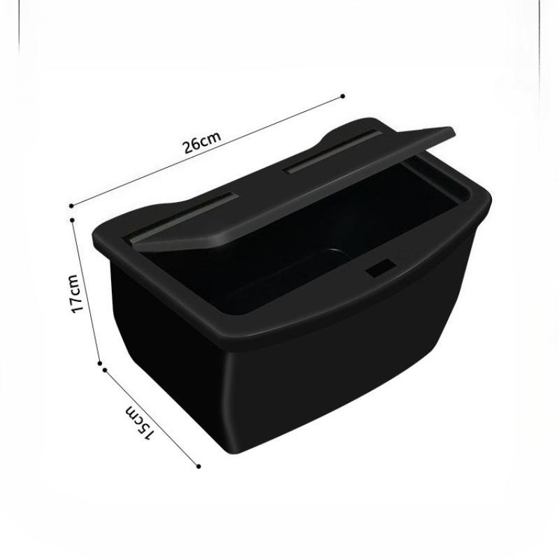 Suitable for Tesla Model Y Intelligent Induction Car Trash Can Rechargeable ABS Storage Box for Vehicle Interior Organization