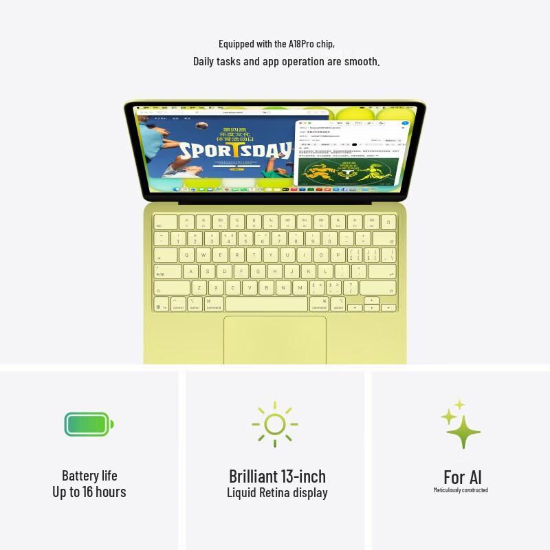 Apple MacBookNeo 13-inch Laptop with A18 Pro Chip (CN Version)