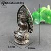 Antique Copper Buddha Statue Home Decor Accessories for Living Room Small Ornaments Retro Brass Office Desk Miniature Figurines